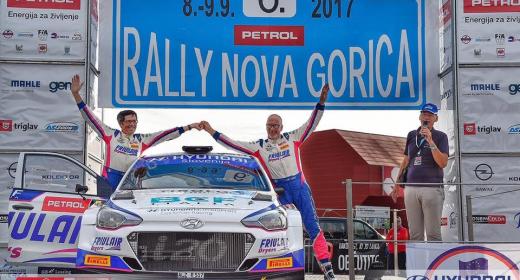 Hyundai i20 R5 - utrinki z rallya Nova Gorica