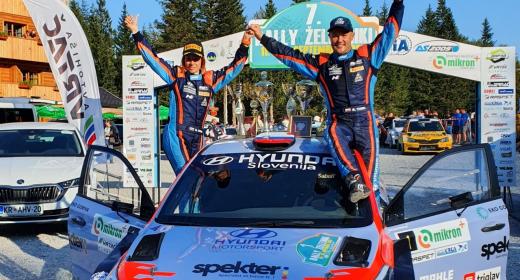 Zmaga za Hyundai na Rallyju Železniki