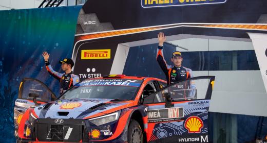 Prve stopničke za Hyundai v letošnjem prvenstvu WRC